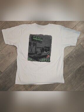Big & Tall In-N-Out White Tee w Front & Back Graphics.